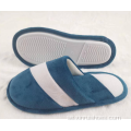 Crystal Plush Women's Contrast Color Home Slide